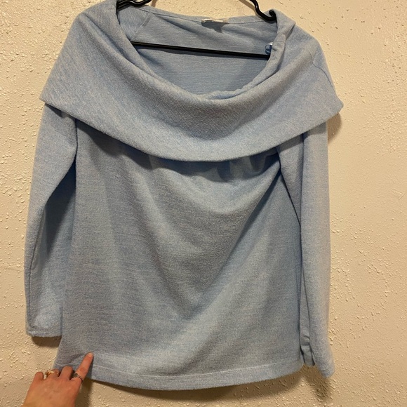 Haven well with in light blue cowl neck sweater - Picture 1 of 4